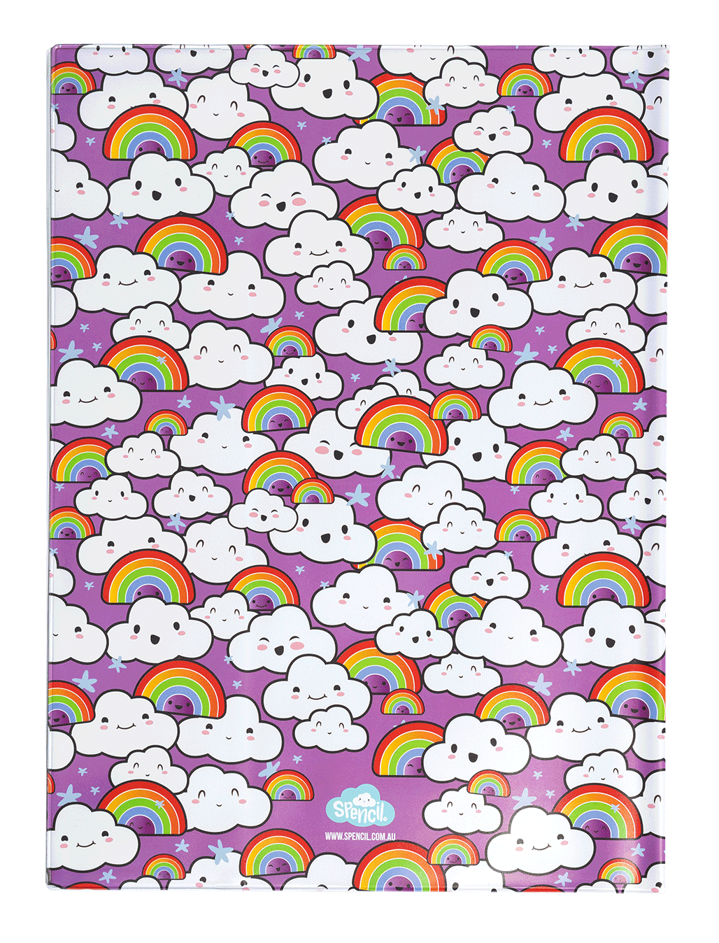 Scrapbook Cover - Rainbow Cloud IV