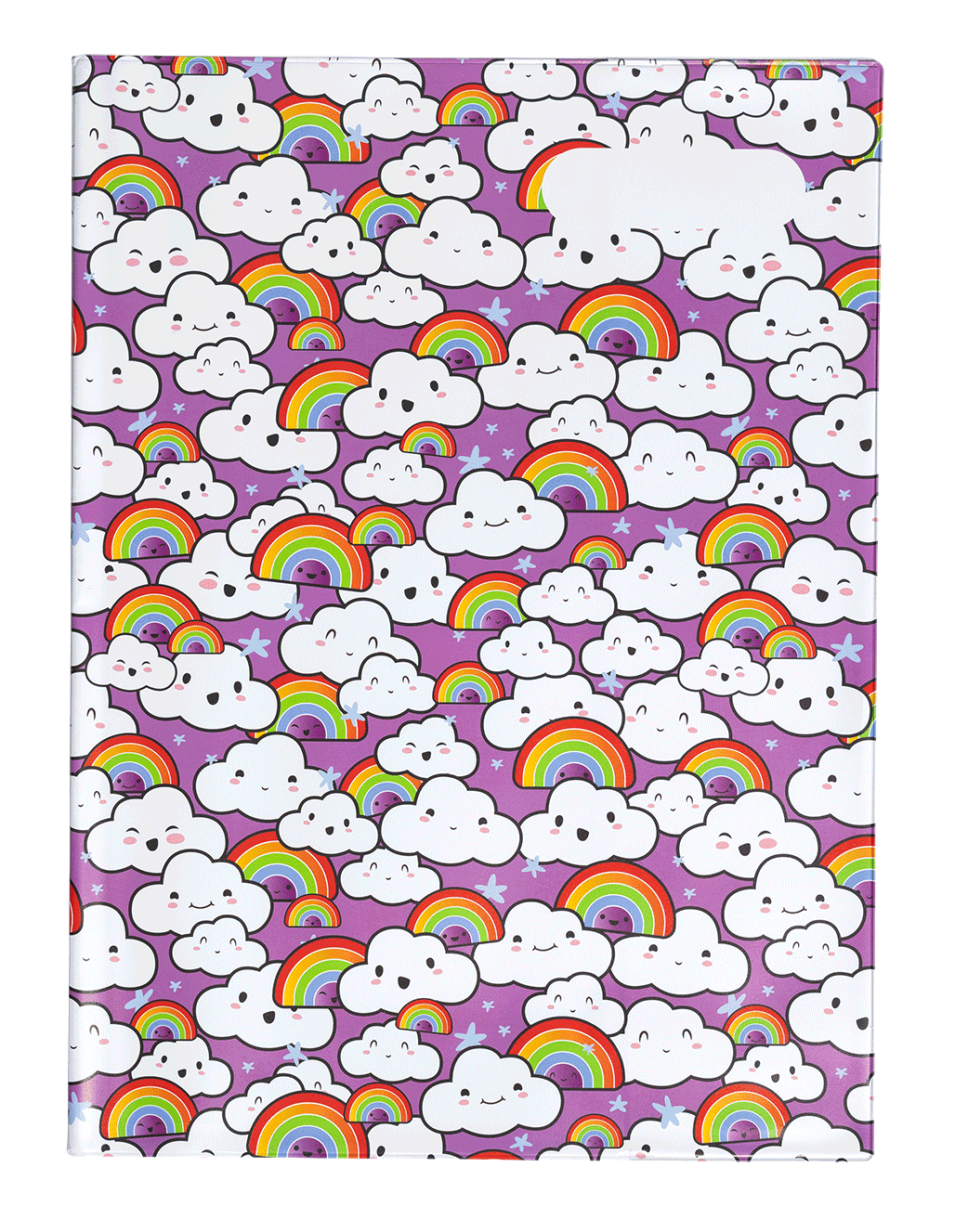 Scrapbook Cover - Rainbow Cloud IV