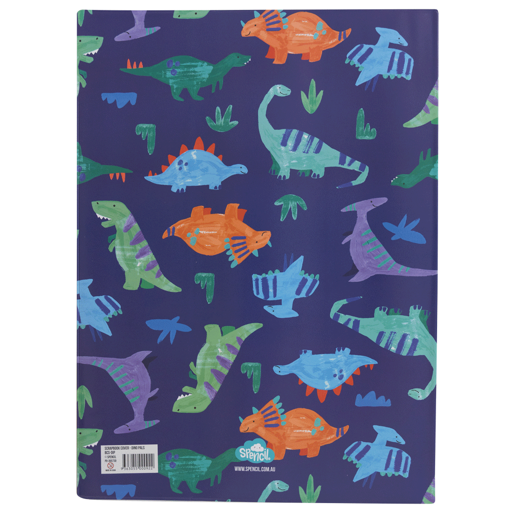 Scrapbook Cover - Dino Pals