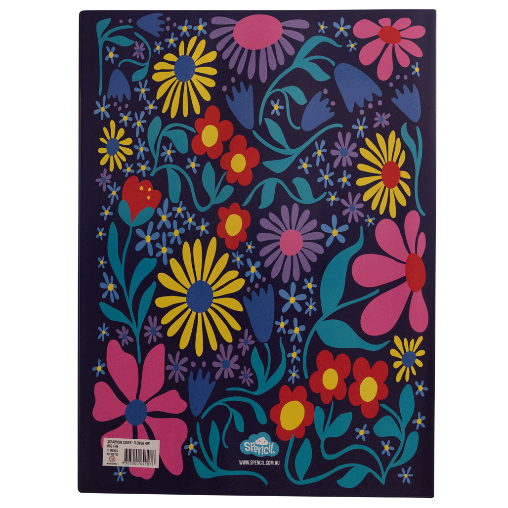 Scrapbook Cover - Flower Fun