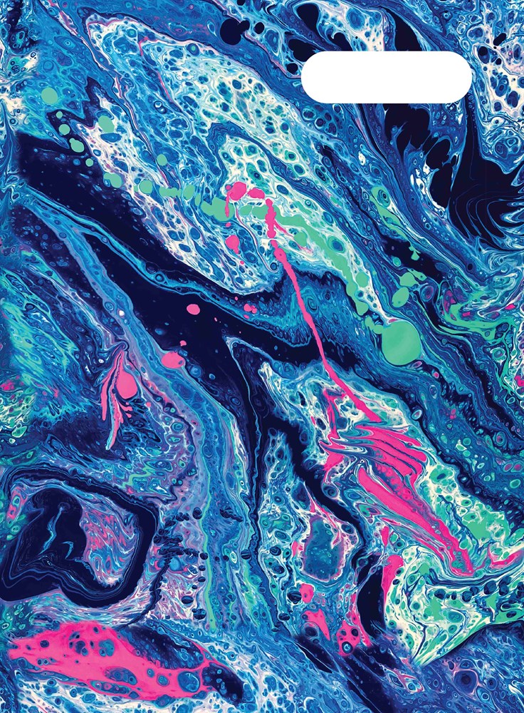 Scrapbook Cover - Liquid Marble