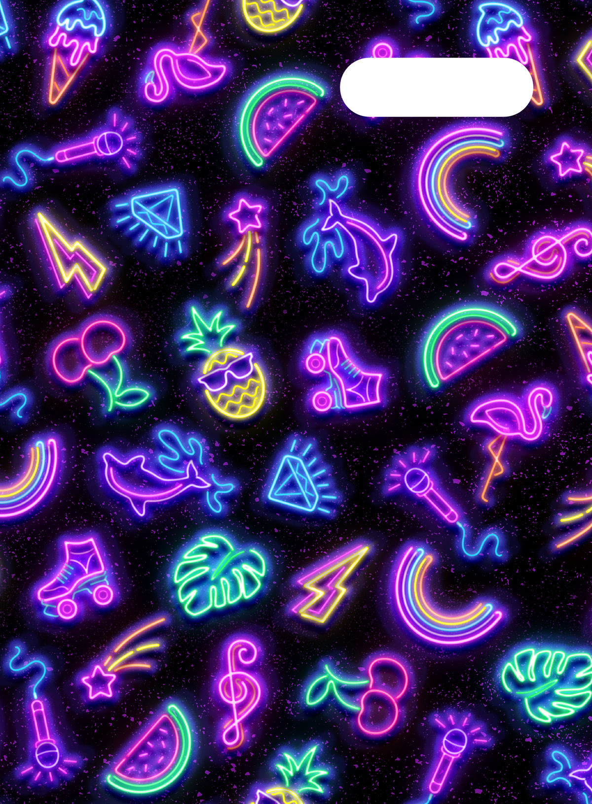 Scrapbook Cover - Neon Party
