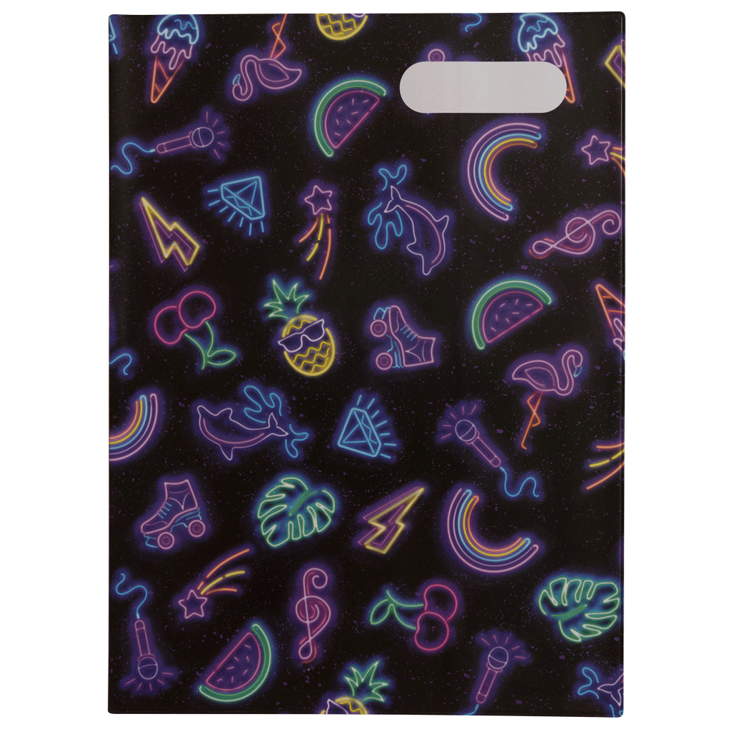 Scrapbook Cover - Neon Party