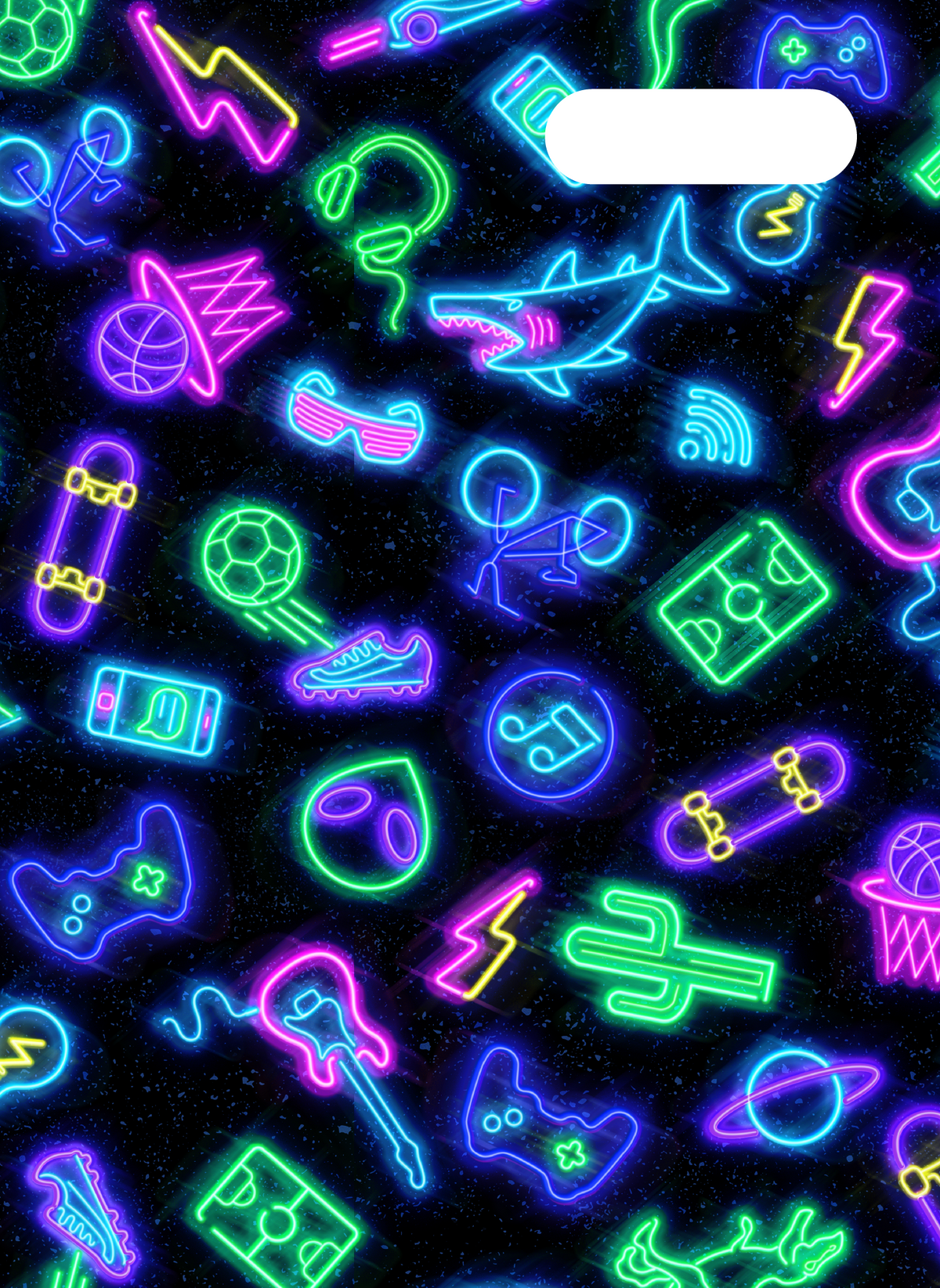 Scrapbook Cover - Neon Life 1