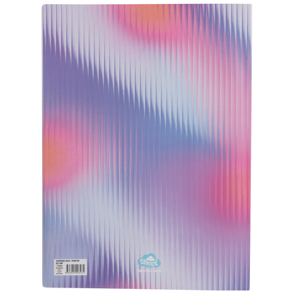 Scrapbook Cover - Prism Pop