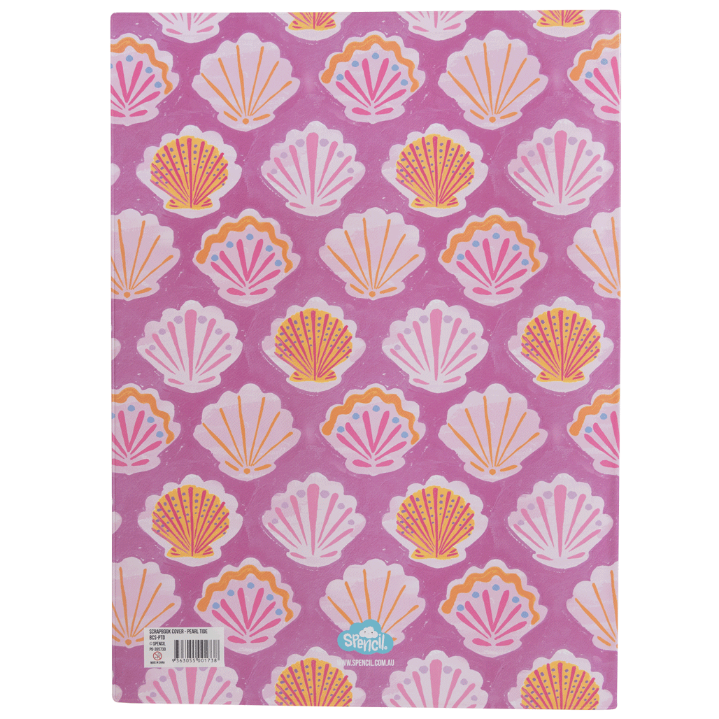Scrapbook Cover - Pearl Tide