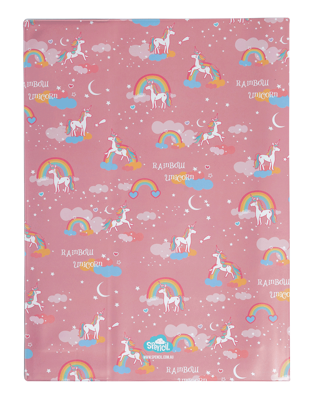 Scrapbook Cover - Rainbow Unicorn IV