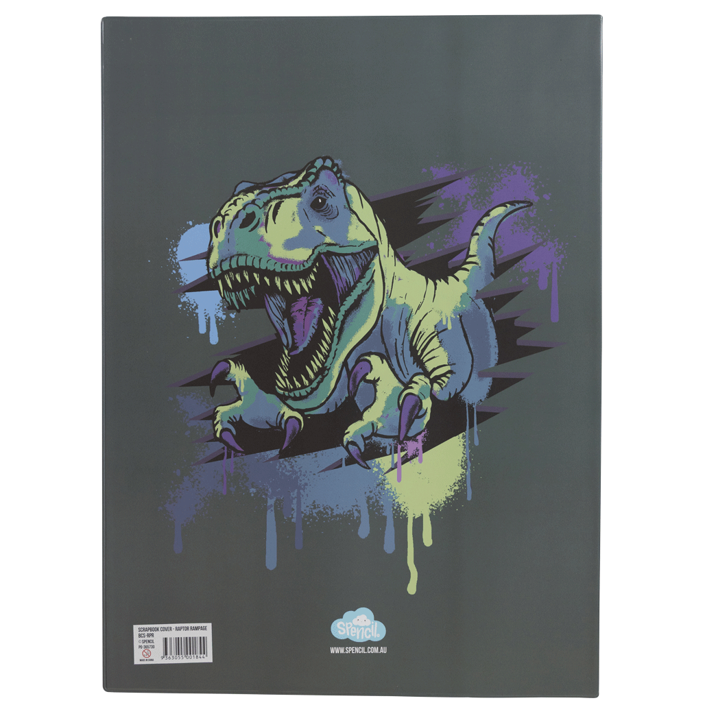 Scrapbook Cover - Raptor Rampage