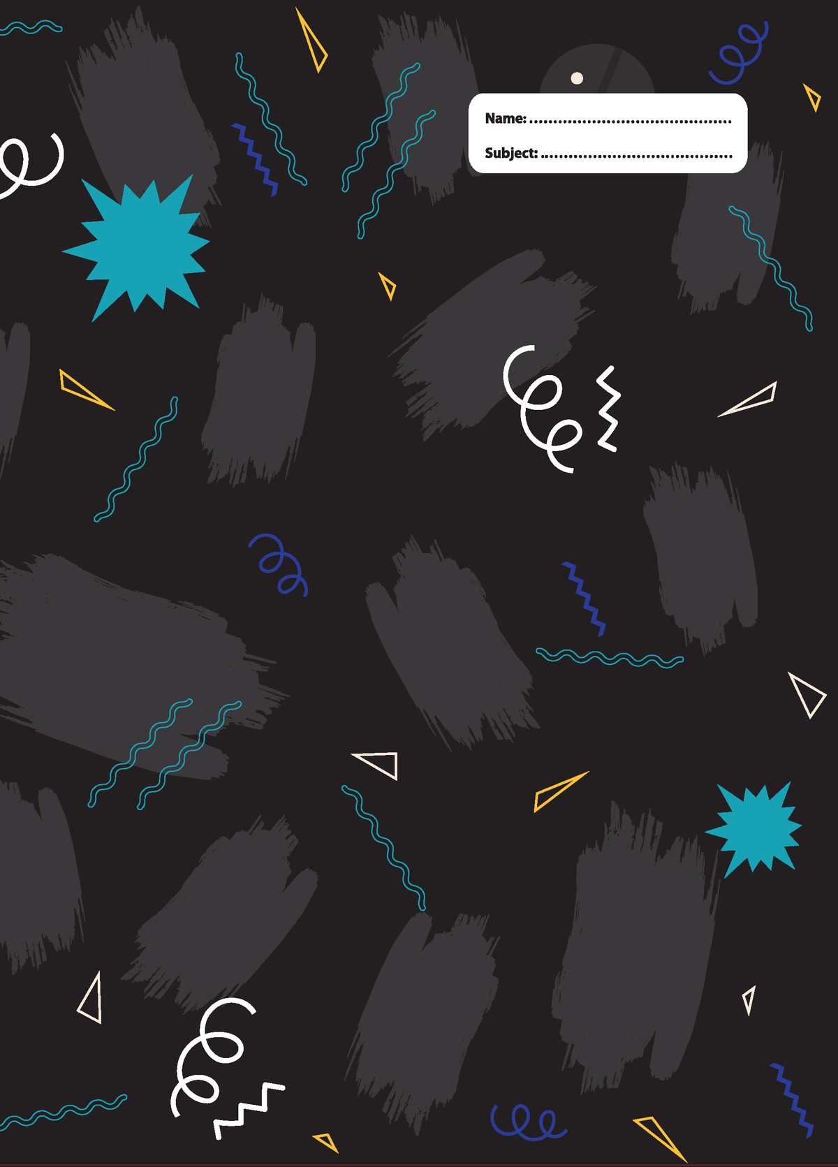 Scrapbook Cover - Shape Explosion 1