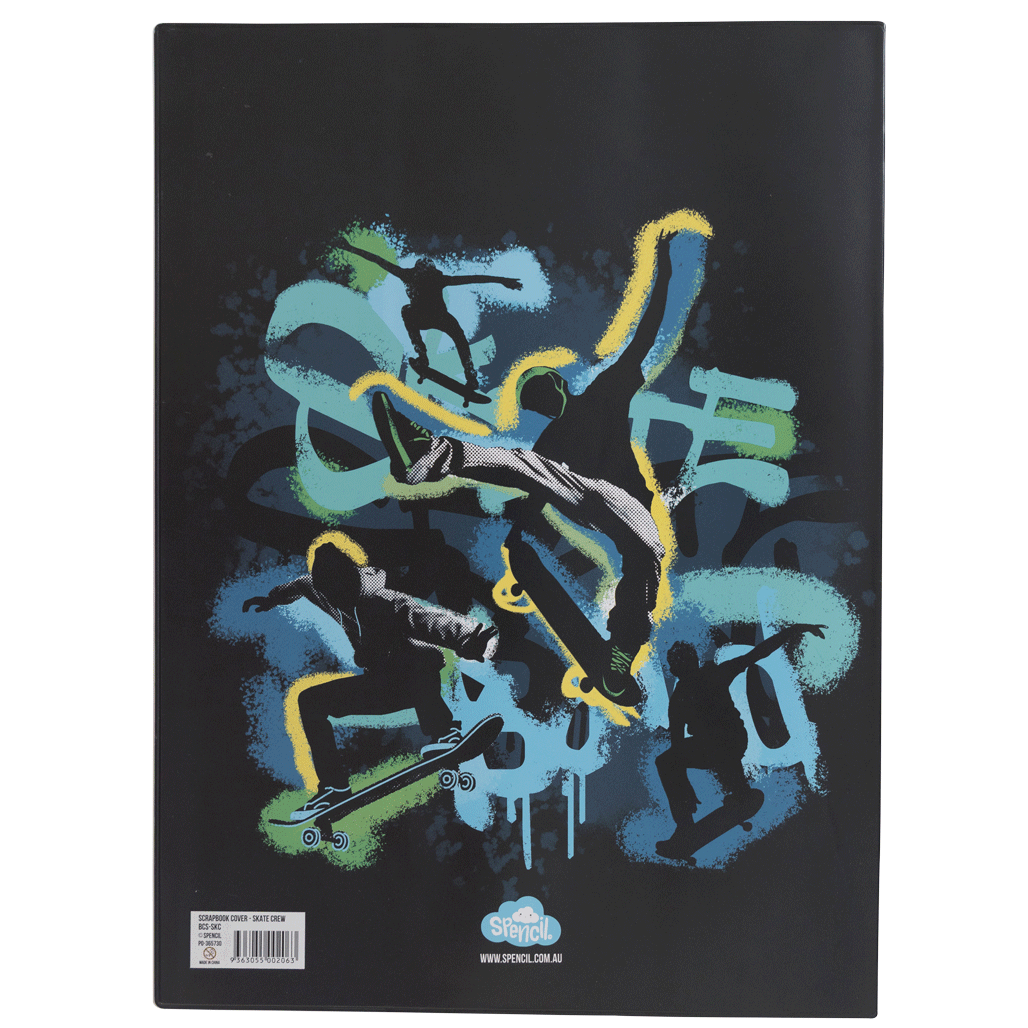 Scrapbook Cover - Skate Crew