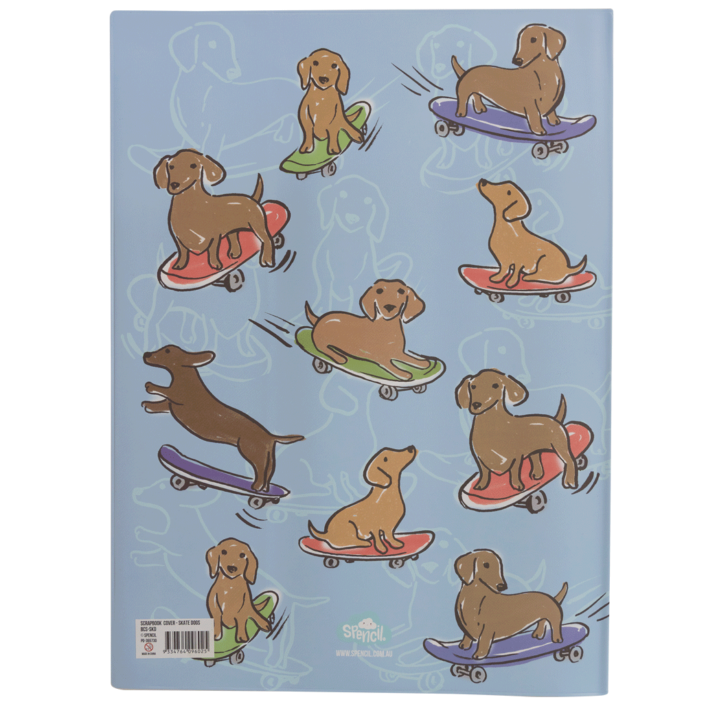 Scrapbook Cover - Skate Dogs