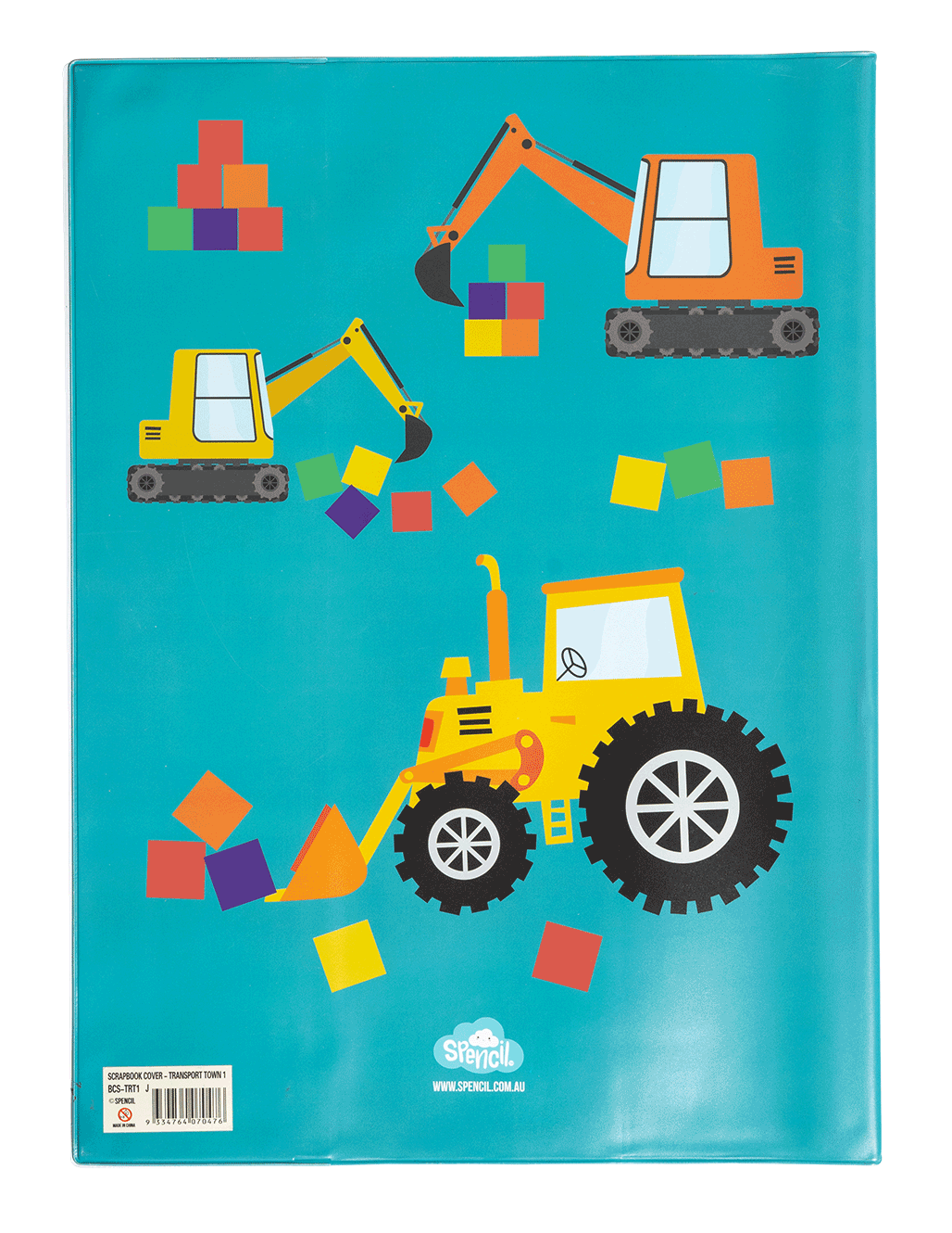 Scrapbook Cover - Transport Town I