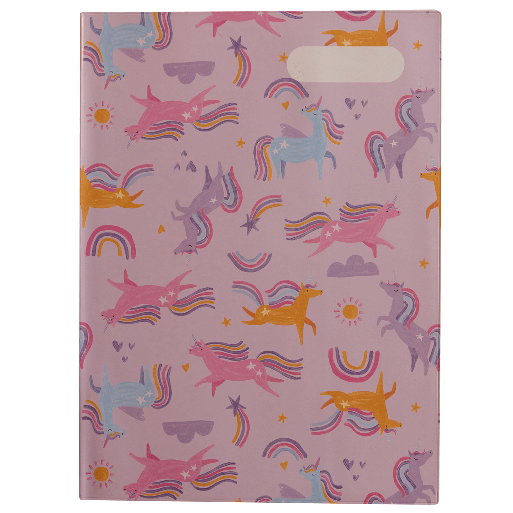 Scrapbook Cover - Unicorn Playtime