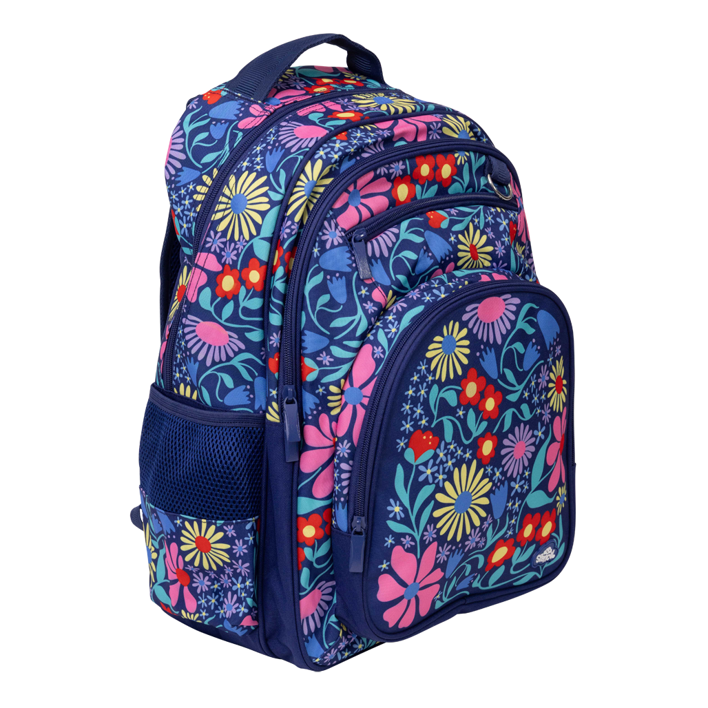 Big Kids Backpack - Flower Fun
