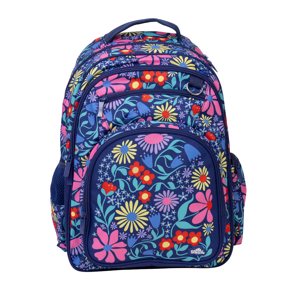 Big Kids Backpack - Flower Fun