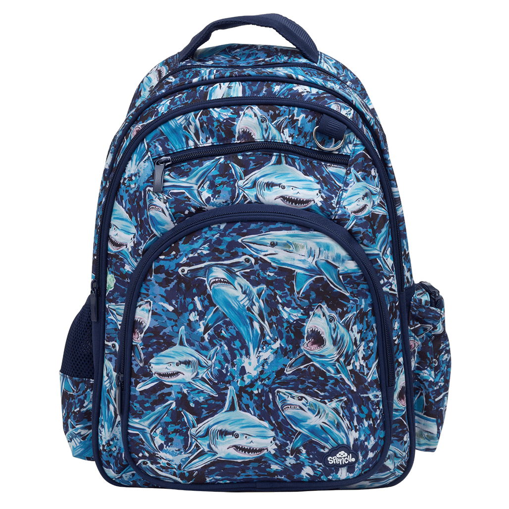 Big Kids Backpack - Fin Frenzy