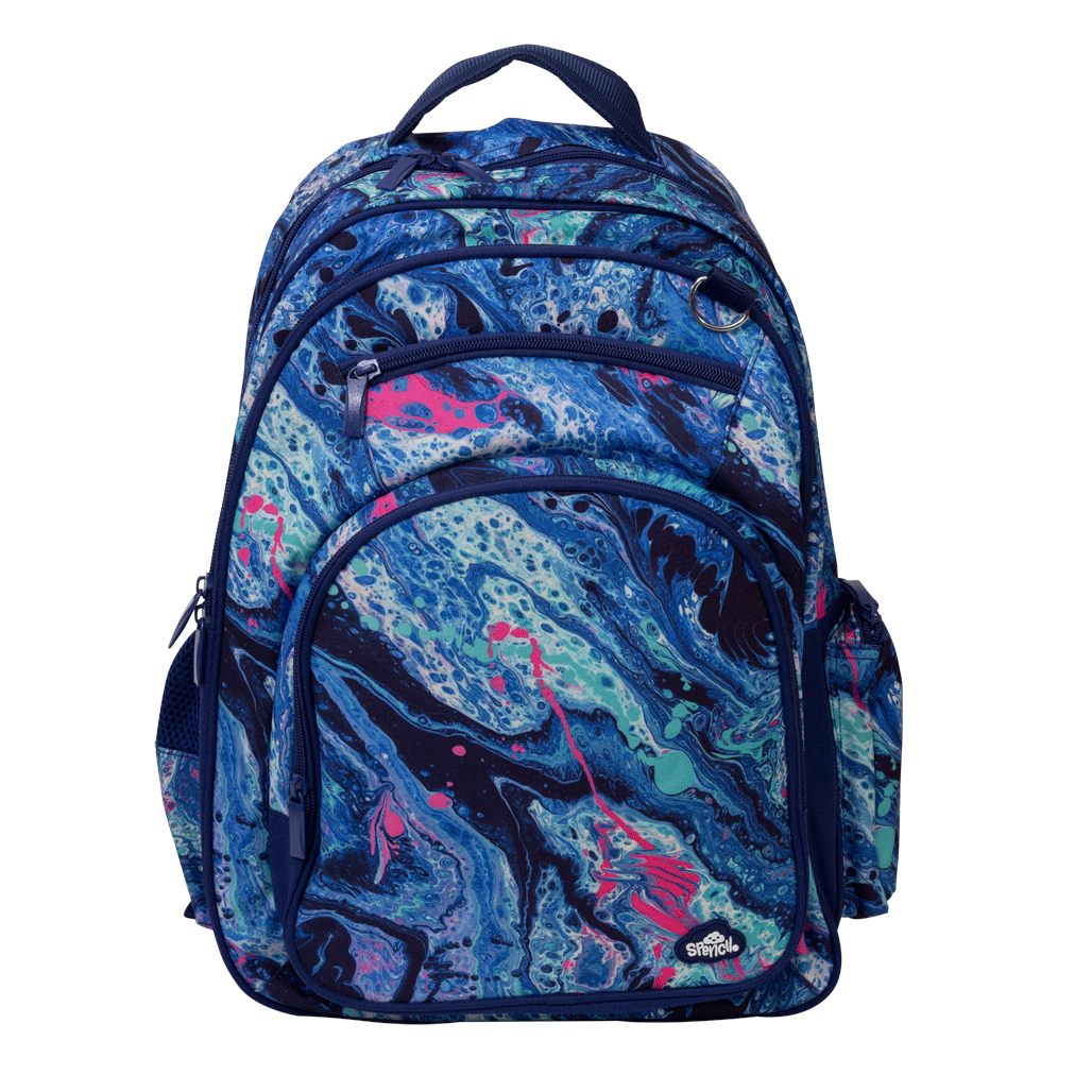 Big Kids Backpack - Liquid Marble