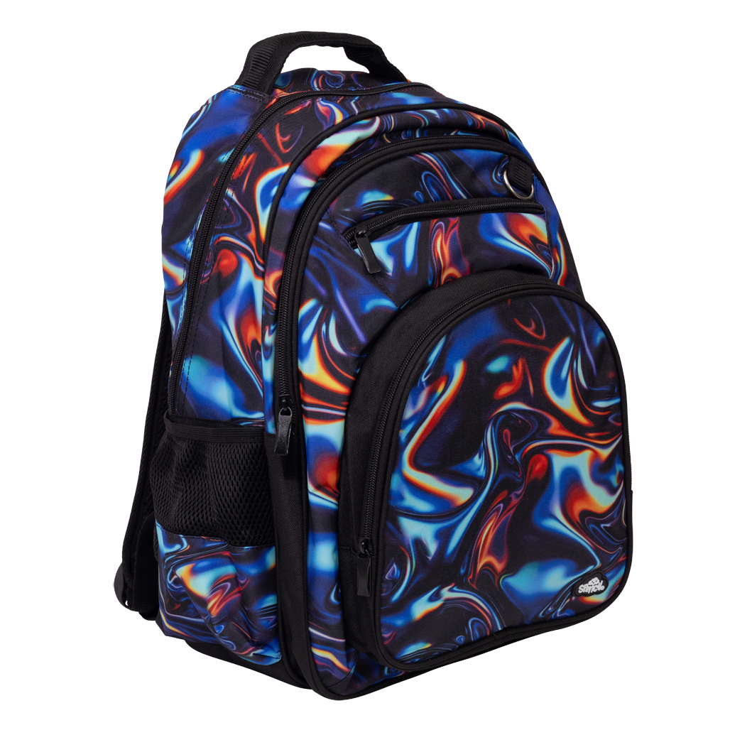 Big Kids Backpack - Metallic Waves