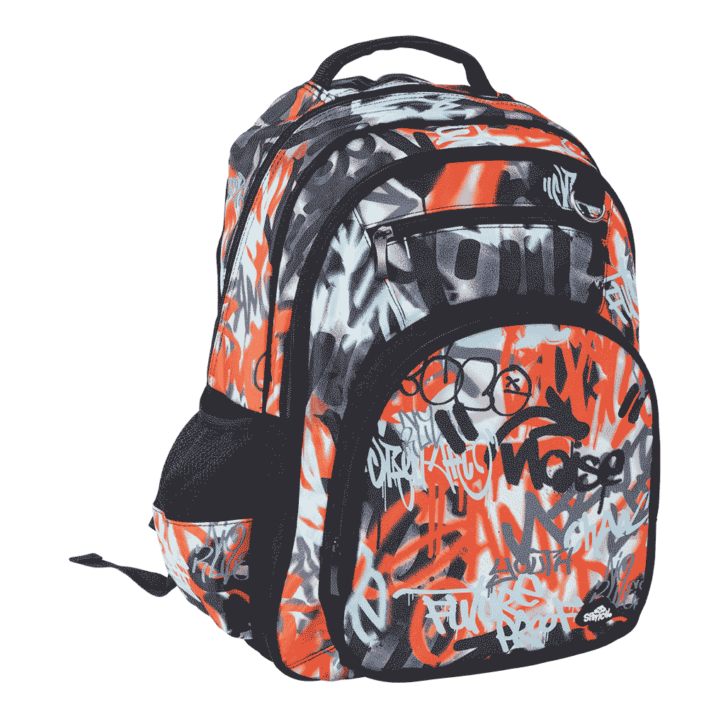 Big Kids Backpack - Urban Scrawl