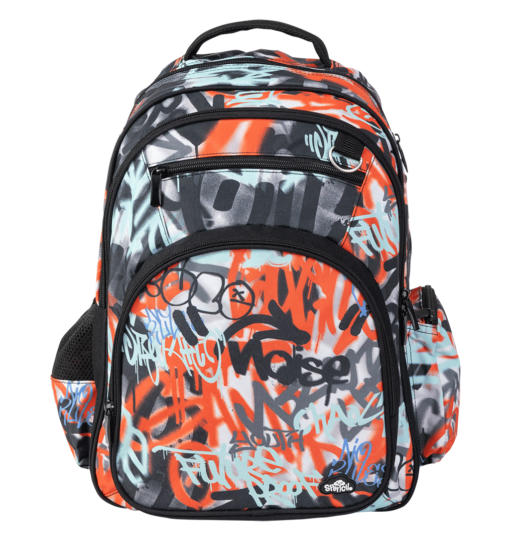 Big Kids Backpack - Urban Scrawl