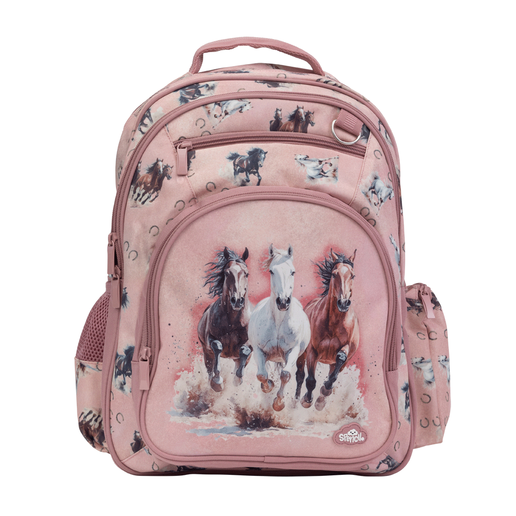 Big Kids Backpack - Wild Horses