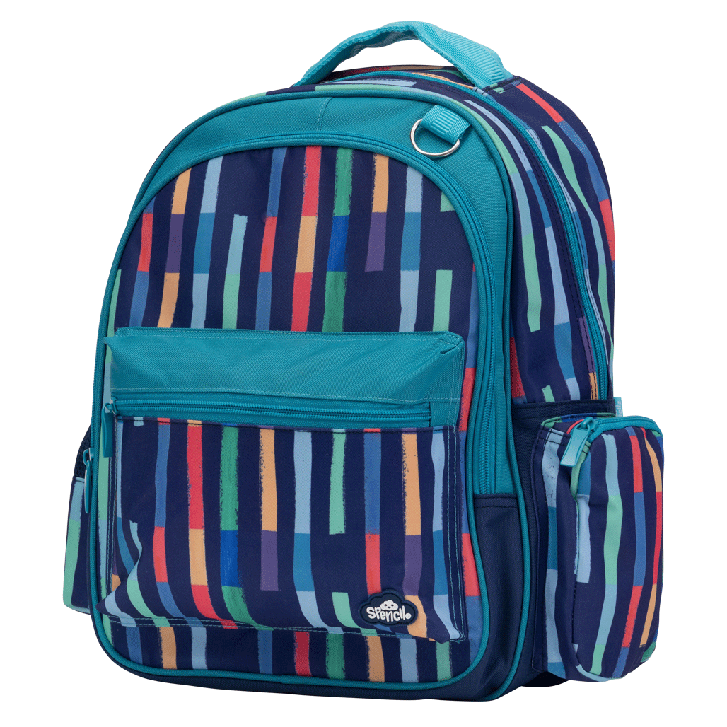 Little Kids Backpack - Bright Stripes