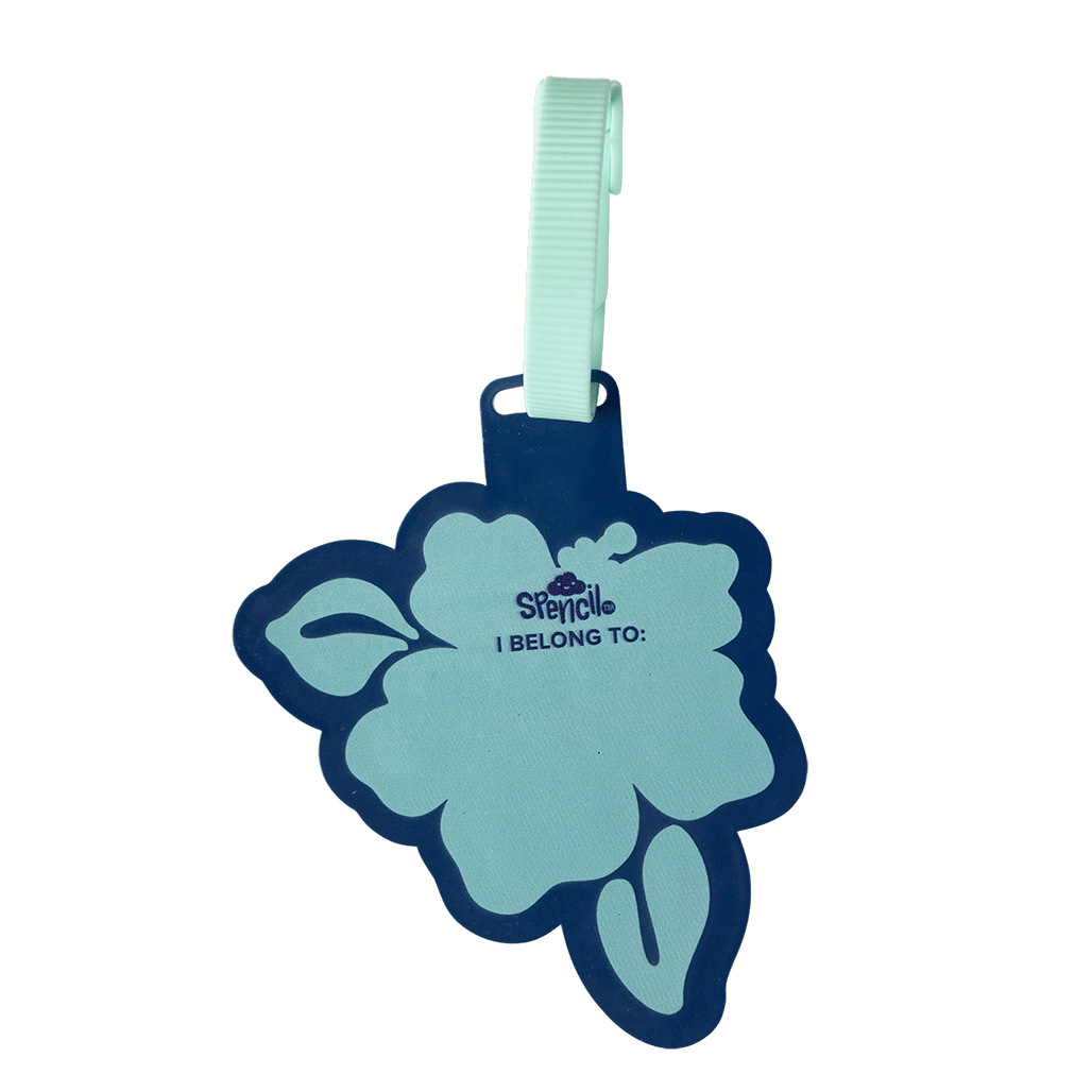 Bag Tag - Midnight Hibiscus