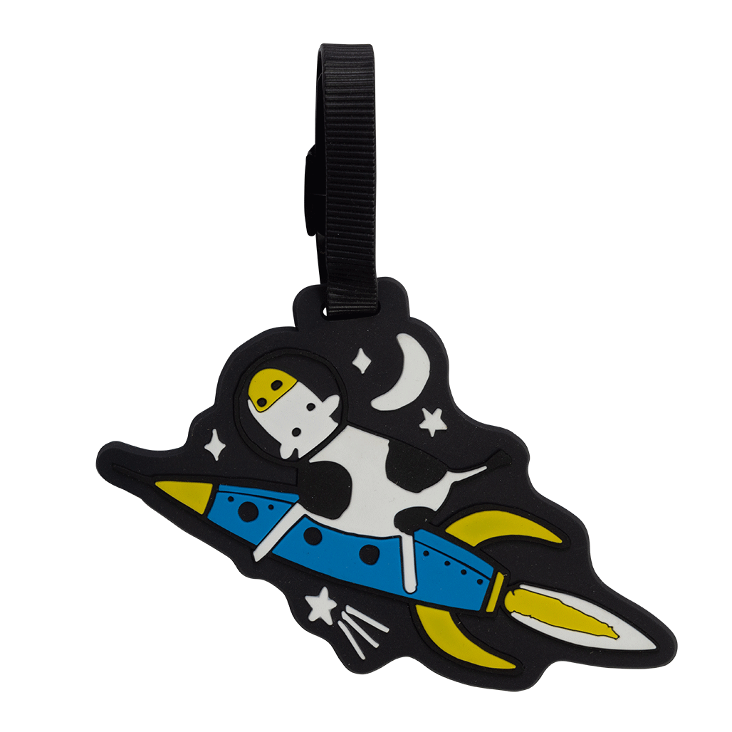 Bag Tag - Over The MOOOn