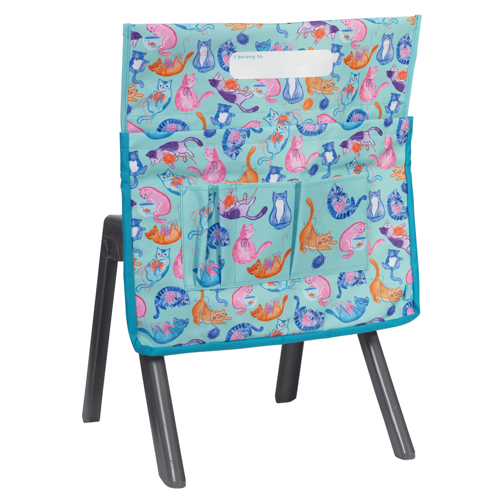 Chair Organiser - Crazy Cats