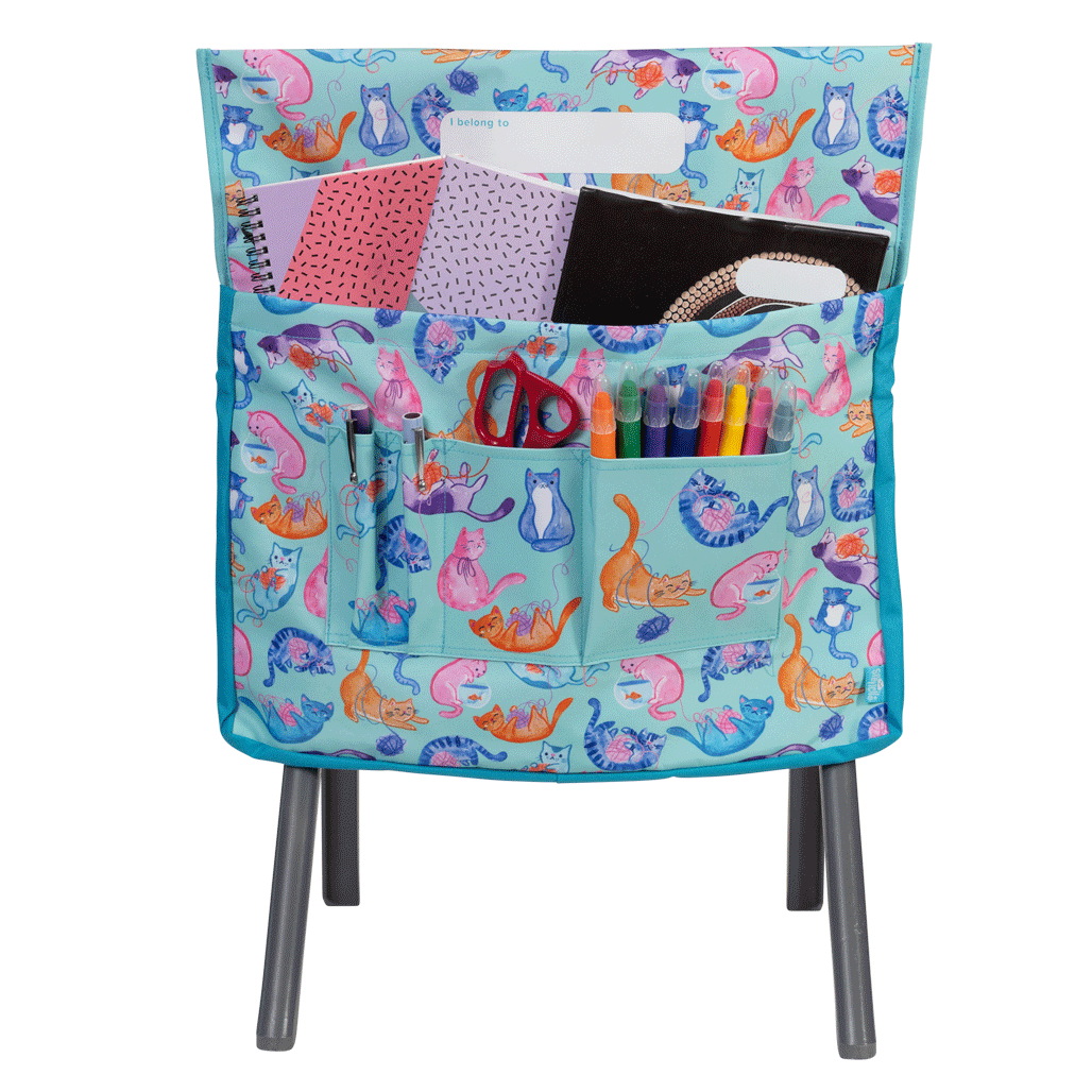 Chair Organiser - Crazy Cats
