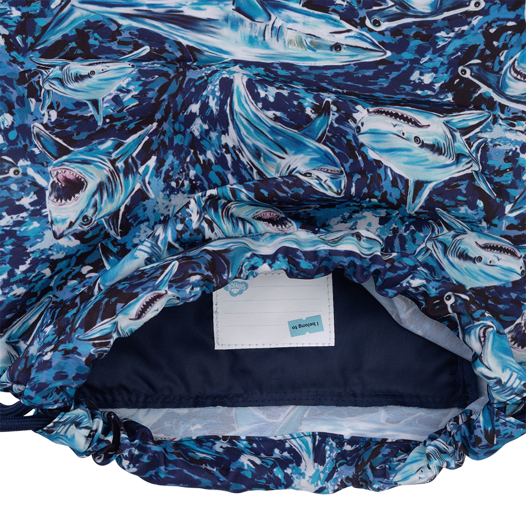 Big Drawstring Bag - Fin Frenzy