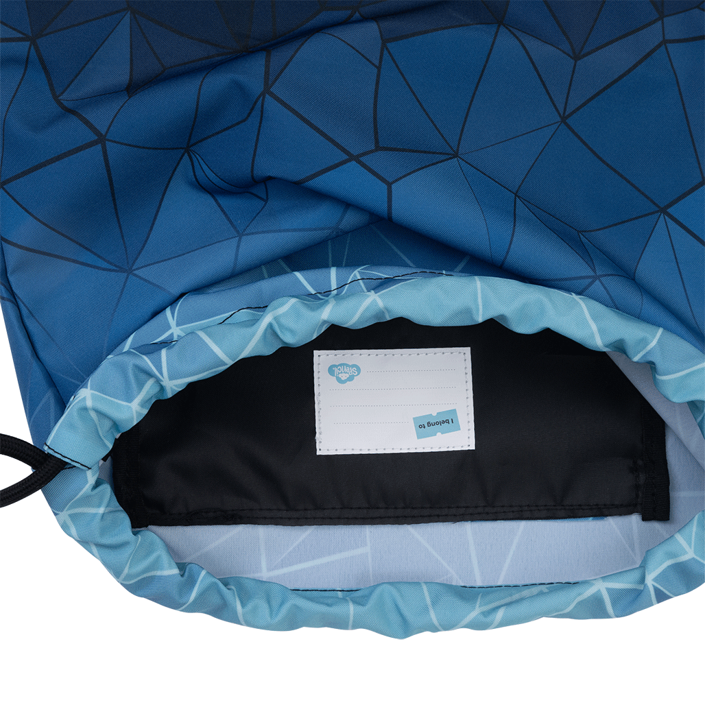 Big Drawstring Bag - Fractal
