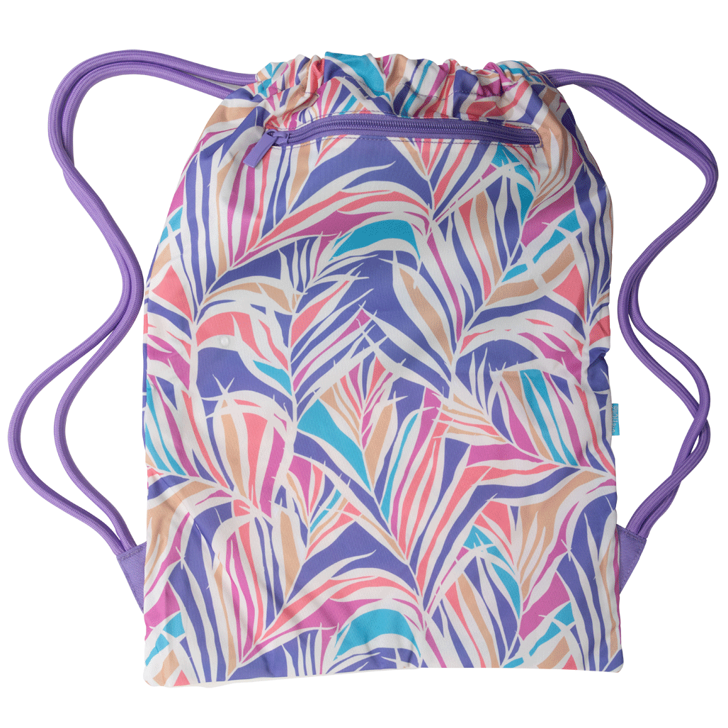 Big Drawstring Bag - Paradise Palms