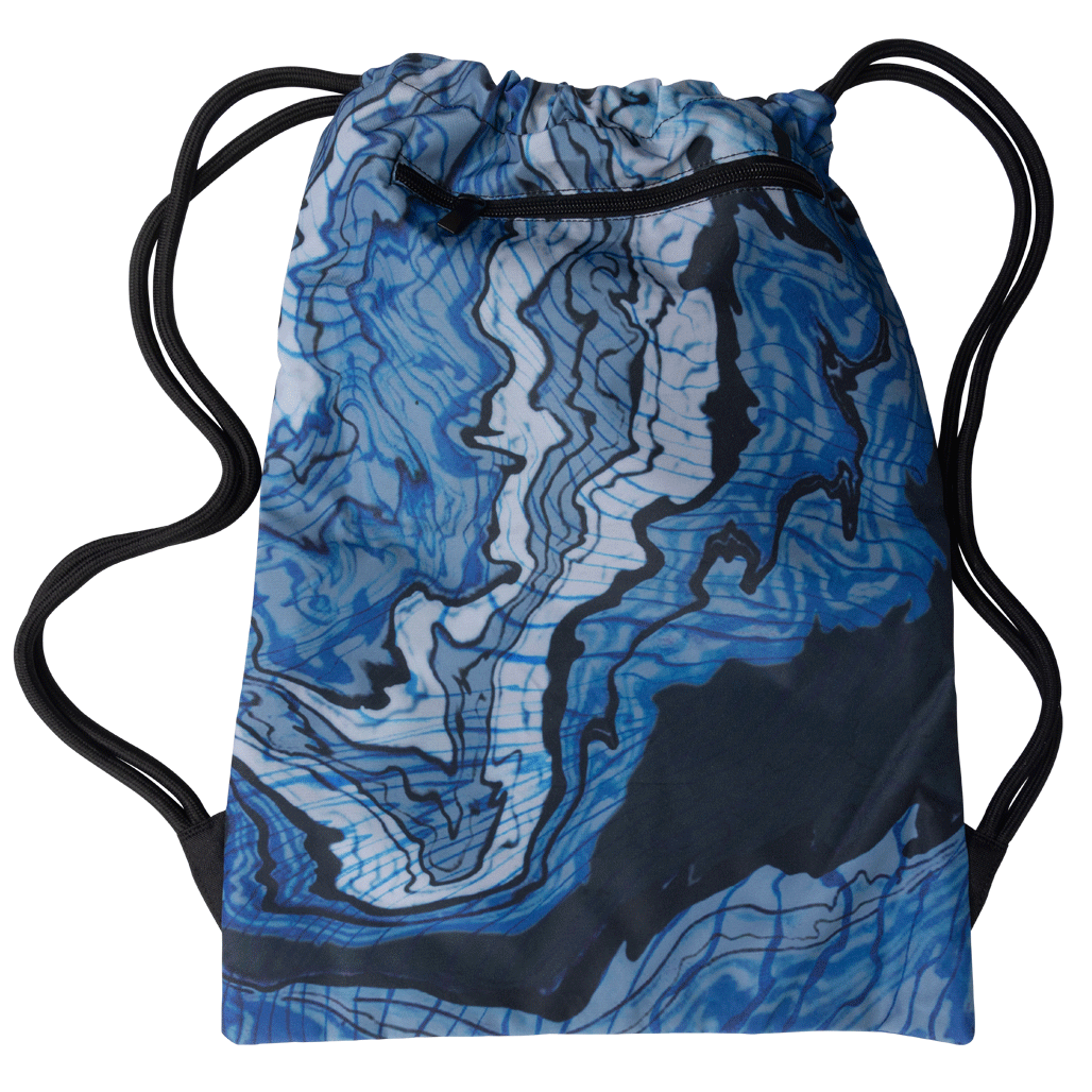Big Drawstring Bag - Ripple Effect