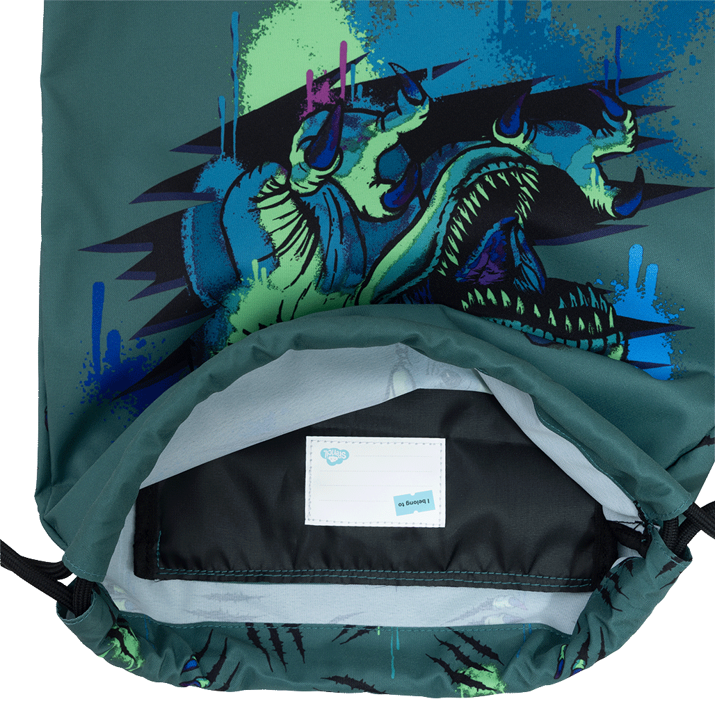 Big Drawstring Bag - Raptor Rampage