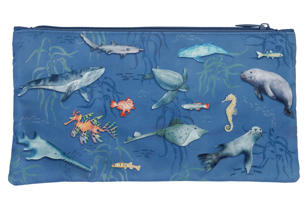 Habitat Twin Zip Pencil Case - Marine Rescue