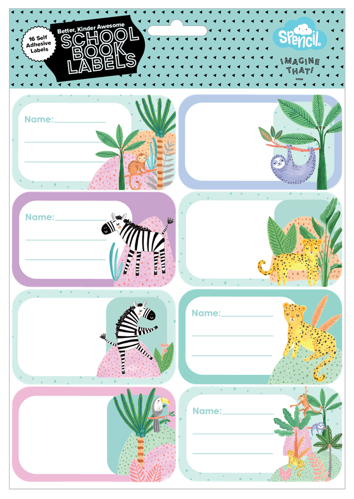 Book Labels - Wild Things