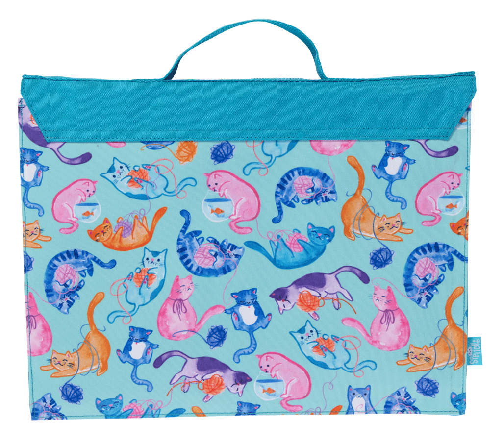 Library Bag - Crazy Cats