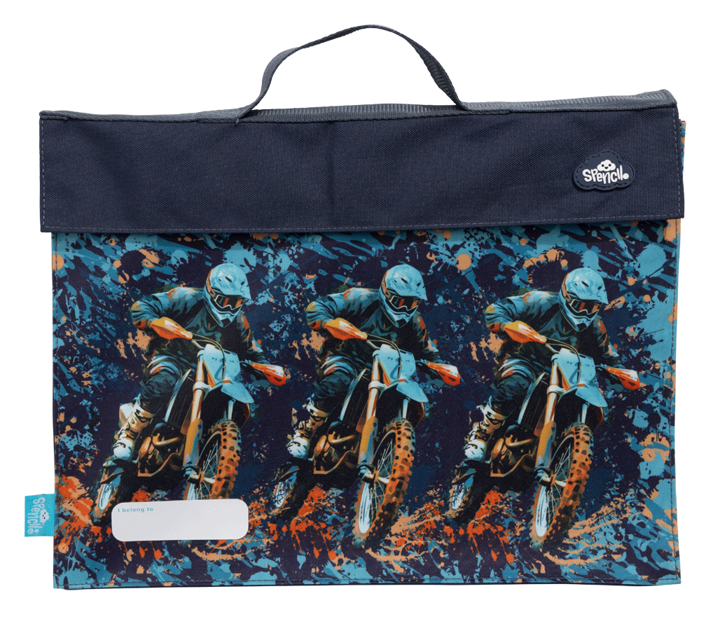 Library Bag - Moto Camo Trax