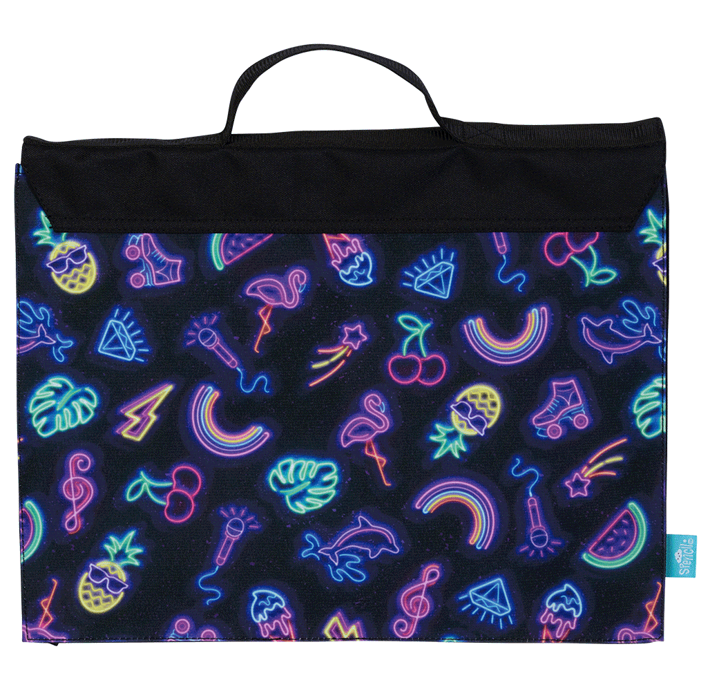 Library Bag - Neon Party