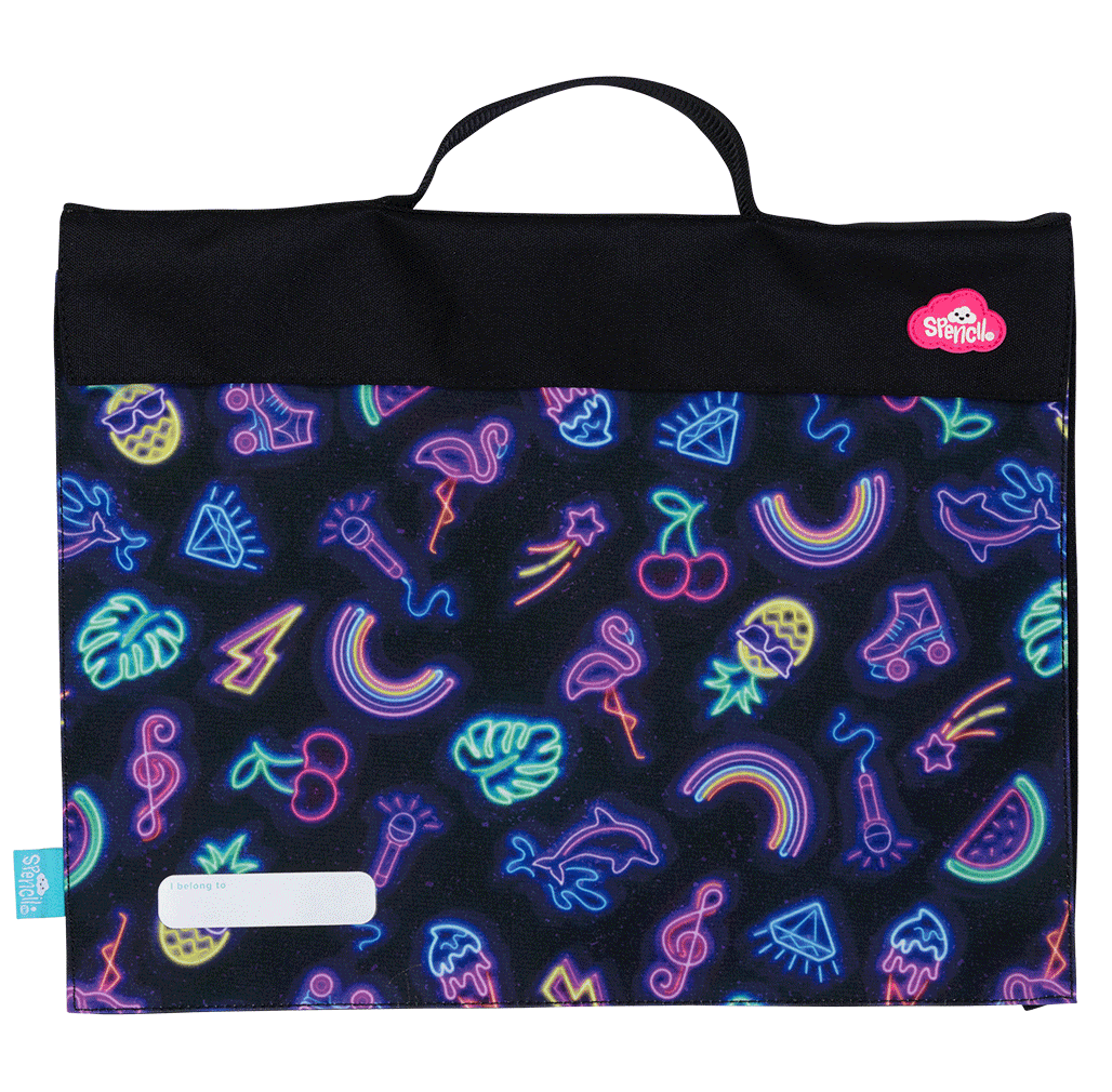 Library Bag - Neon Party