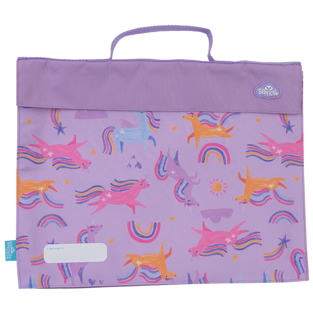 Library Bag - Unicorn Playtime