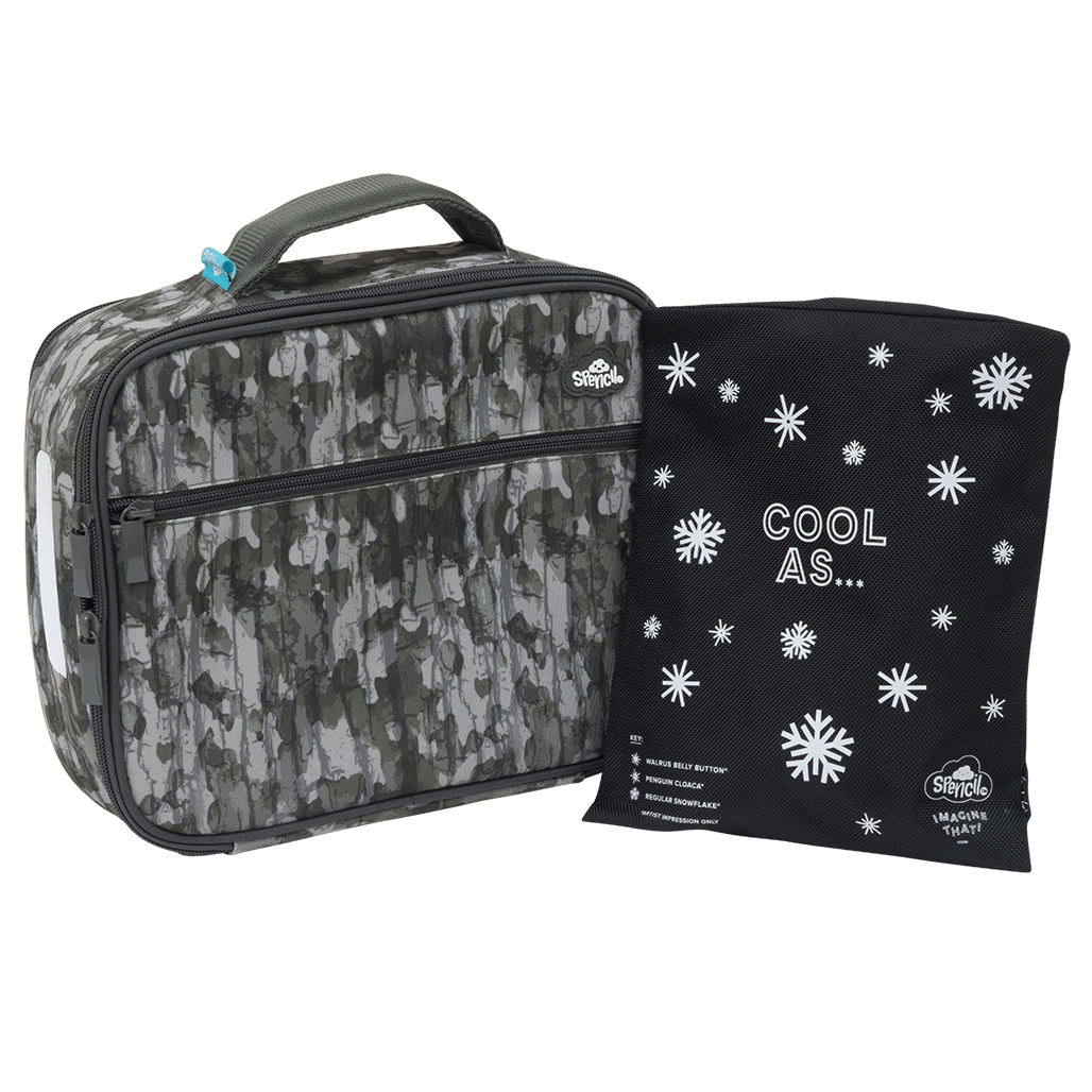 Big Cooler Lunch Bag + Chill Pack - Bush Camo