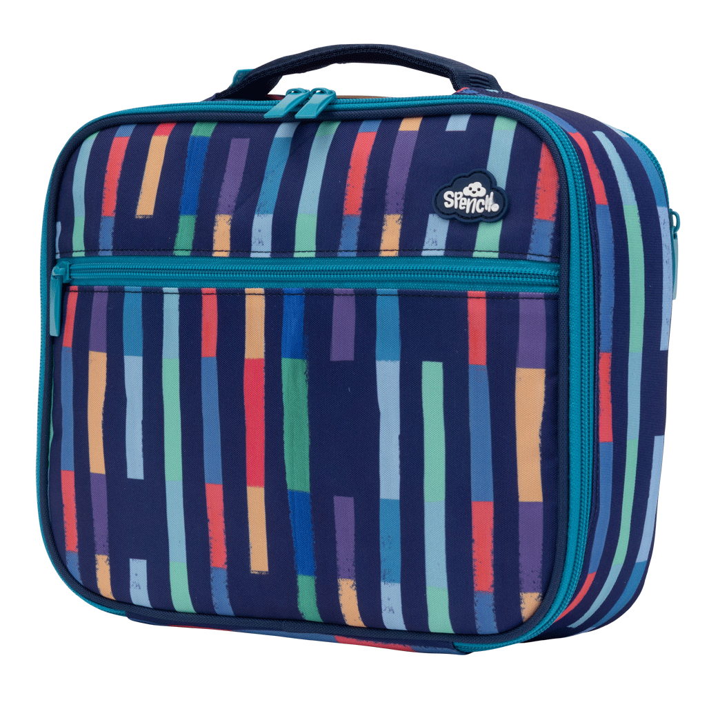 Big Cooler Lunch Bag - Bright Stripes
