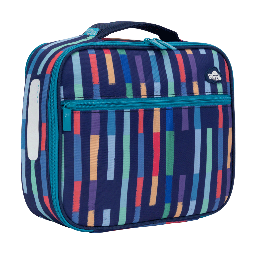 Big Cooler Lunch Bag + Chill Pack - Bright Stripes