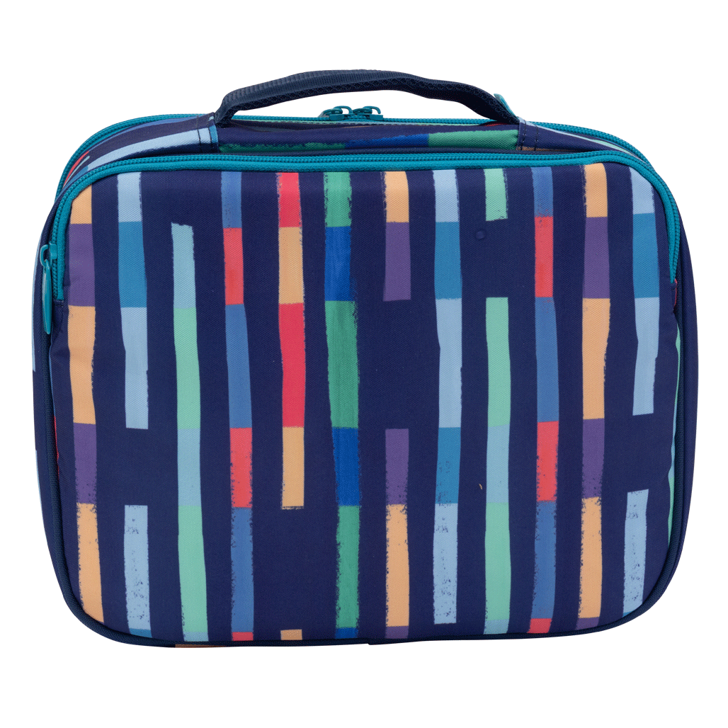 Big Cooler Lunch Bag + Chill Pack - Bright Stripes
