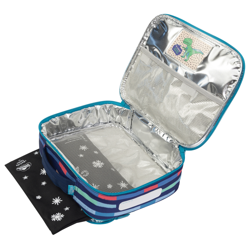 Big Cooler Lunch Bag + Chill Pack - Bright Stripes