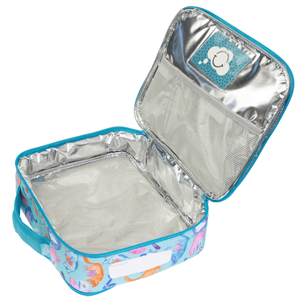 Big Cooler Lunch Bag - Crazy Cats