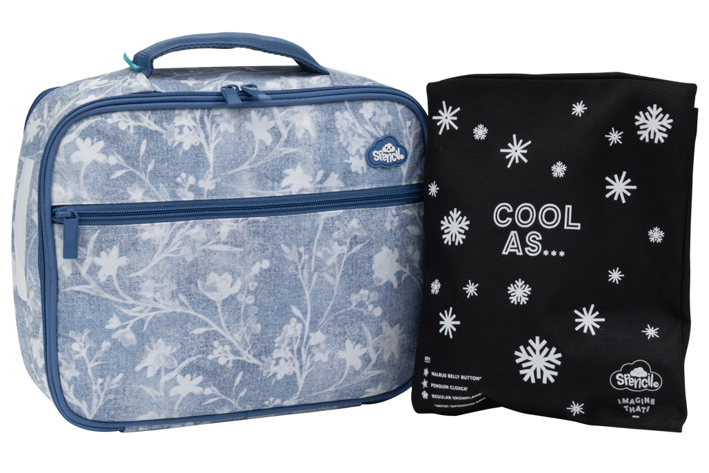 Big Cooler Lunch Bag + Chill Pack - Denim Daze