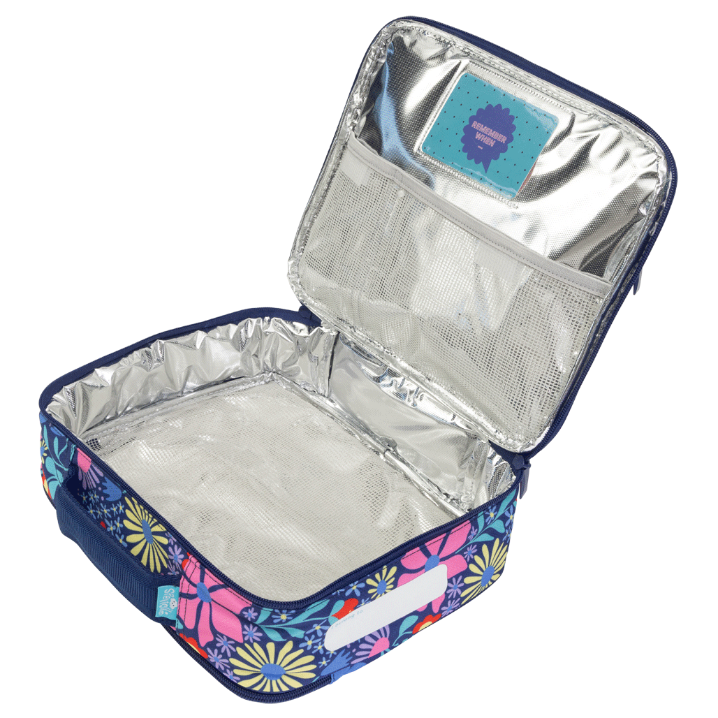 Big Cooler Lunch Bag + Chill Pack - Flower Fun